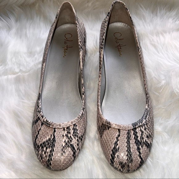 Cole Haan Nike air Leather Python Women’s Size 9 narrow snake print - Picture 1 of 16